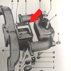 Joint d'étanchéité entre le collecteur d'échappement et admission