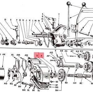 Roulement arbre de sortie avant/arrière BT T18 (Timken)