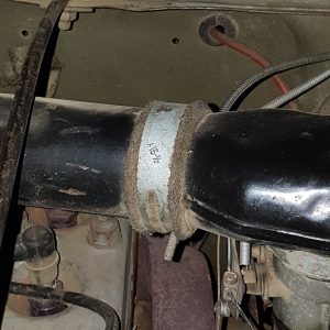 Joint en feutre de connexion entre tube admission air et coude vers carburateur (F)