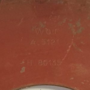 Plaque arrière entre moteur et cloche d'embrayage M201